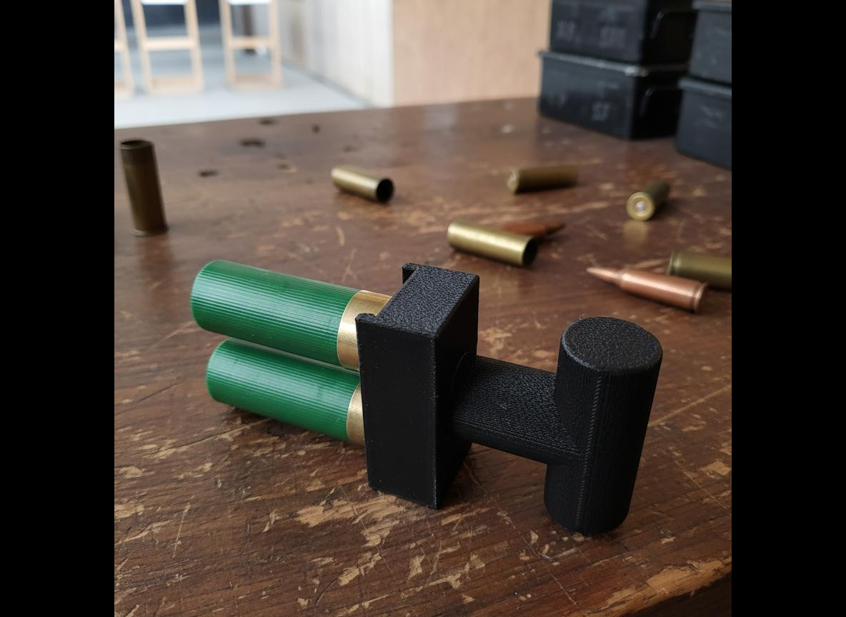 Магнитный держатель патронов 12 калибра — быстрая перезарядка