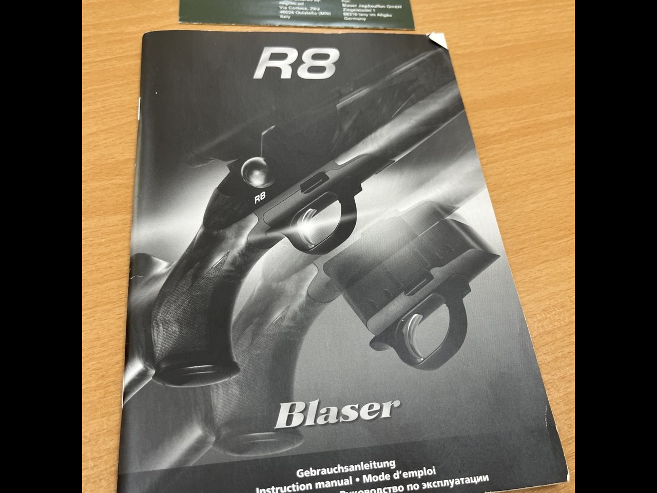 Карабин Blaser R8, калибр 30-06, 223