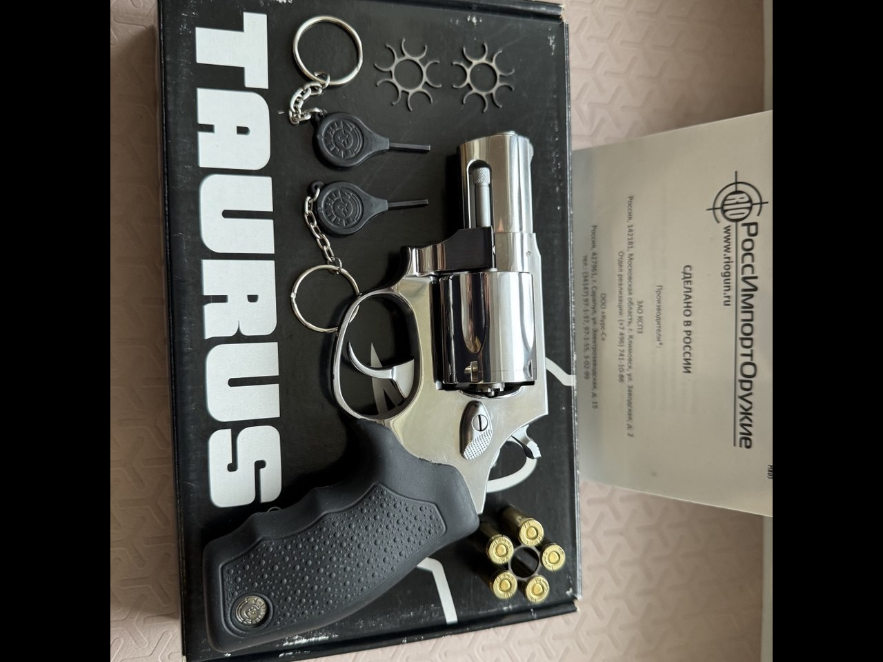 Taurus (Mod. 900 / LOM-13) Bright Inox (зеркальная нержавеющая сталь)