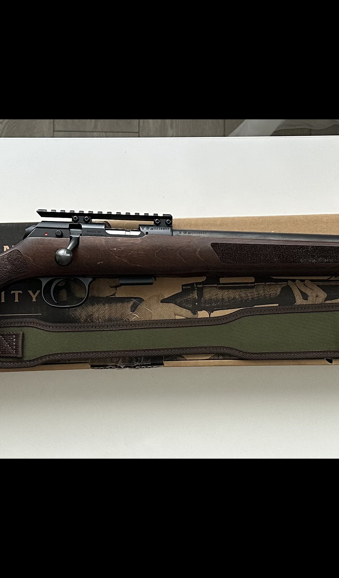 CZ 457 varmint 22LR орех 1/2х20