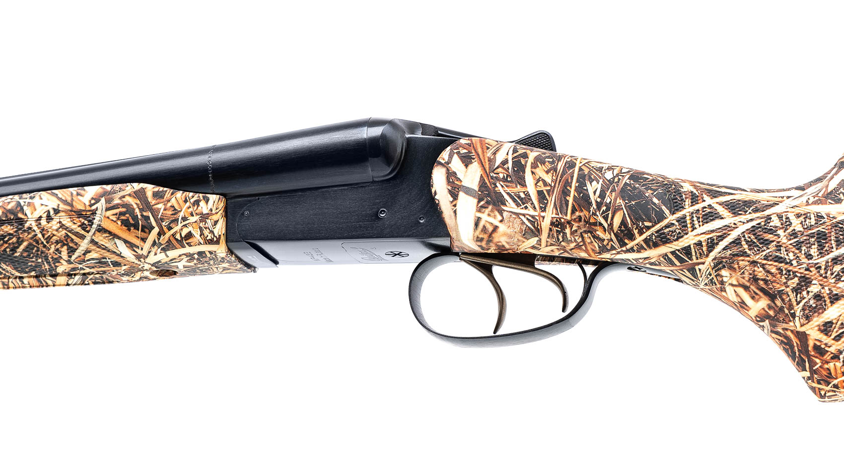 Ружье Baikal МР-43Е 12x70 Русич орех камуфляж Камыш желтый Soft Touch кейс 725мм