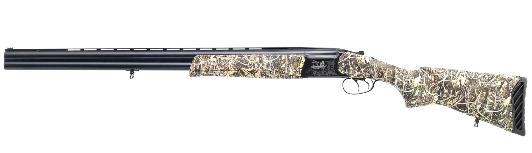 Ружье ИР Baikal МР 27ЕМ 12х76 Русич орех камуфляж Камыш зеленый Soft Touch 725мм
