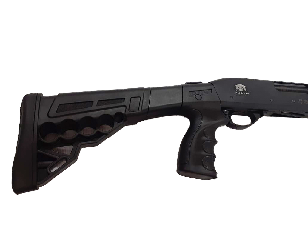 МП HUGLU ATROX А STANDART II TELESCOPIC PUMP SYNTHETIC 7+1, МУШКА 12х76,  510мм,