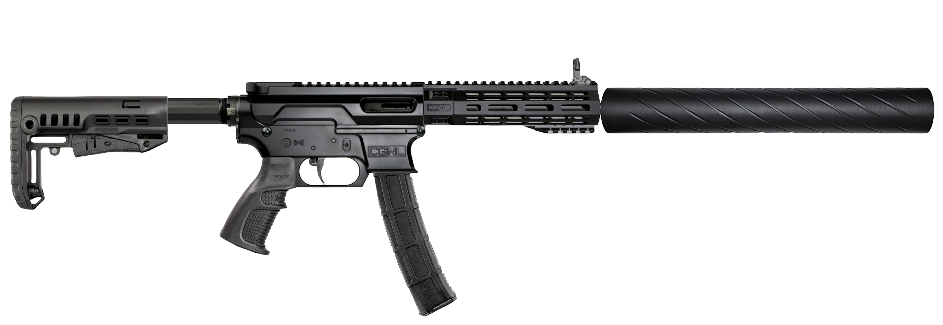 Карабин Adar 9x18 NL9T + банка CGNL 15'' резьба 16x1 Alfa Precision Glock M-LOK