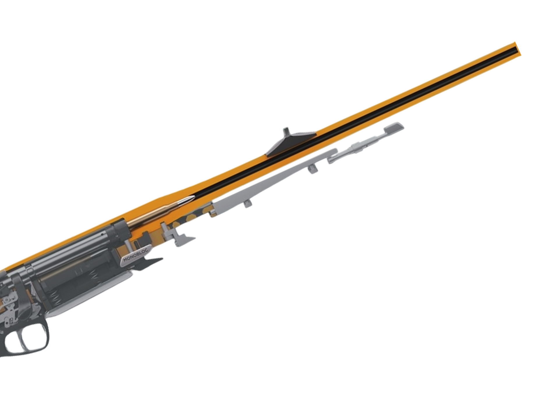 Карабин Steyr Arms Monobloc Green Mannox, кал. .308 Win.+ц/м+компенсатор+кофр