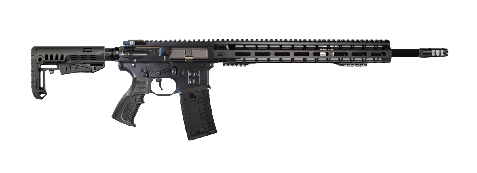 Карабин Adar 223 Rem NL15T Carbon 18 Middle 1/2-28 AR15/STANAG Tactic V3