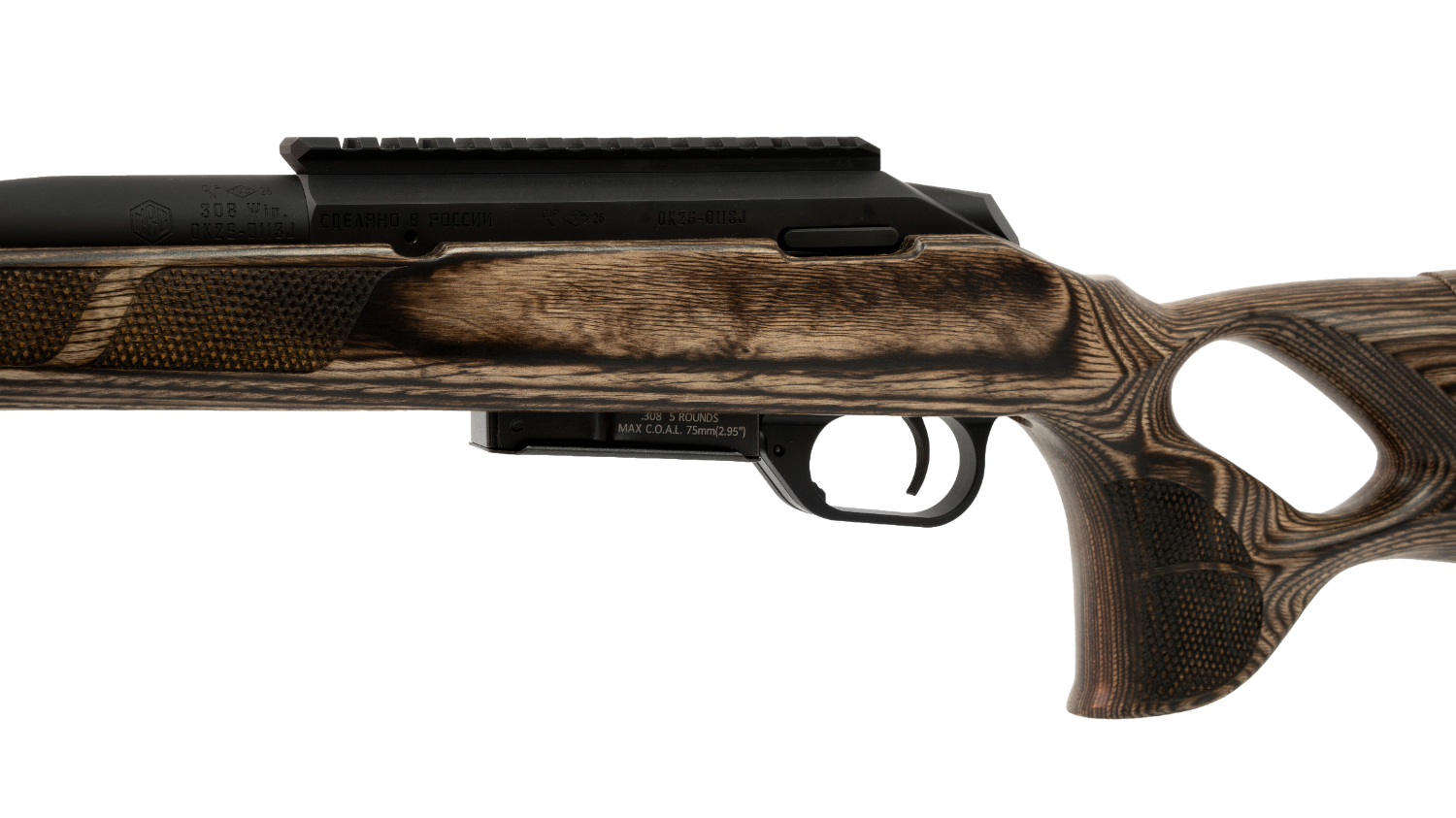 МП ROSSA-308W-JAGER, кал. 308 WIN, карабин, ламинат, L-510/610, резьба 15х1