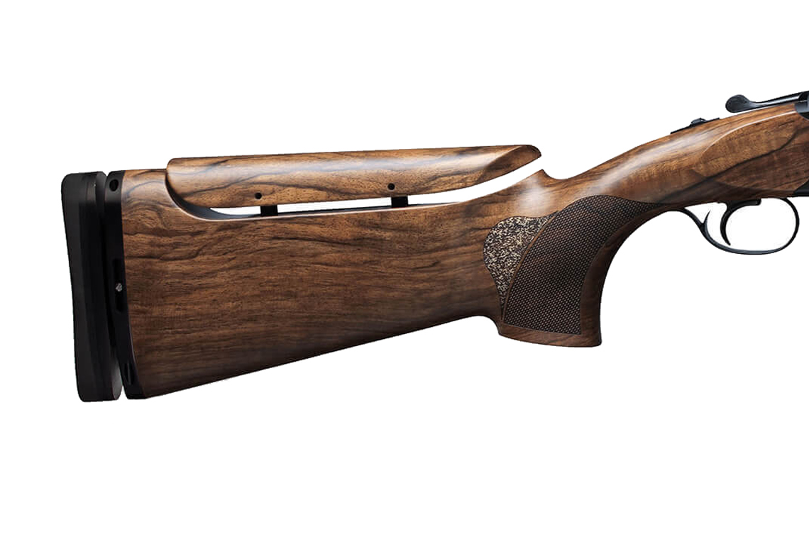 HUGLU HT-14 BLACK, ADVANCED TRAP, O/U, cal. 12x76, 760мм,1C, #2 GRADE WOOD, ADJU