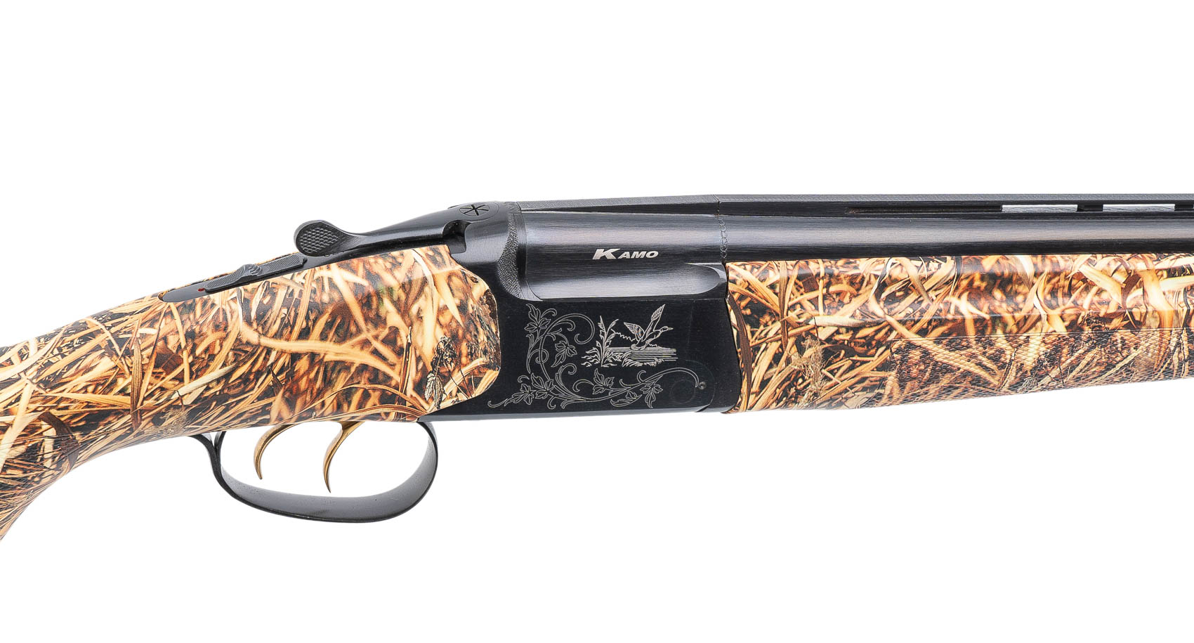 Ружье ИР Baikal МР 27ЕМ 12х76 Русич орех камуфляж Камыш желтый Soft Touch 725мм