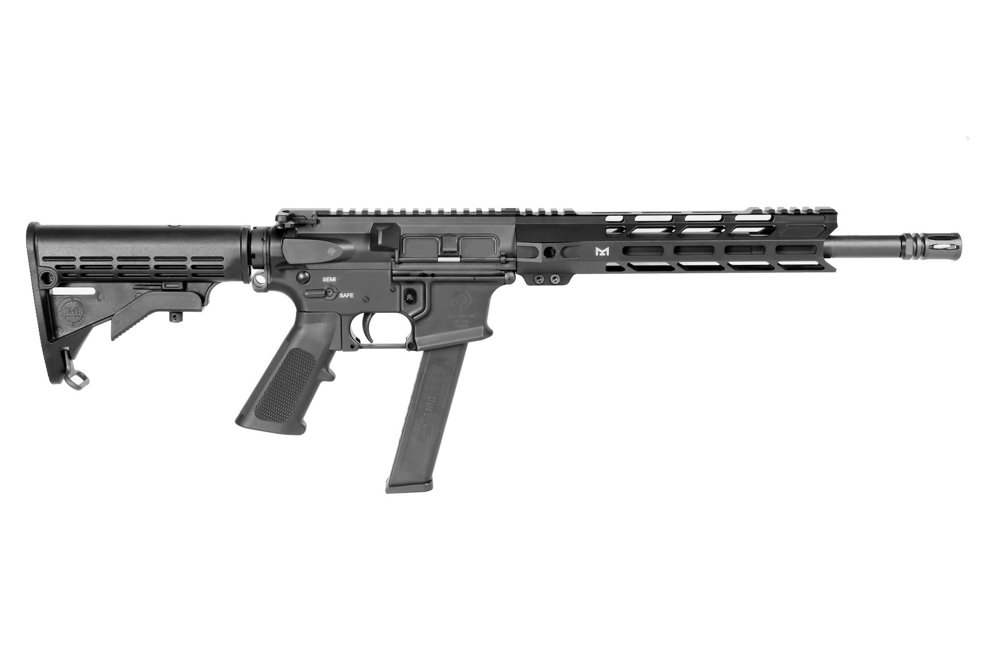 Карабин Nuova Jager AR15 GM 9х19 Luger самозарядный 370мм Muzzle brake