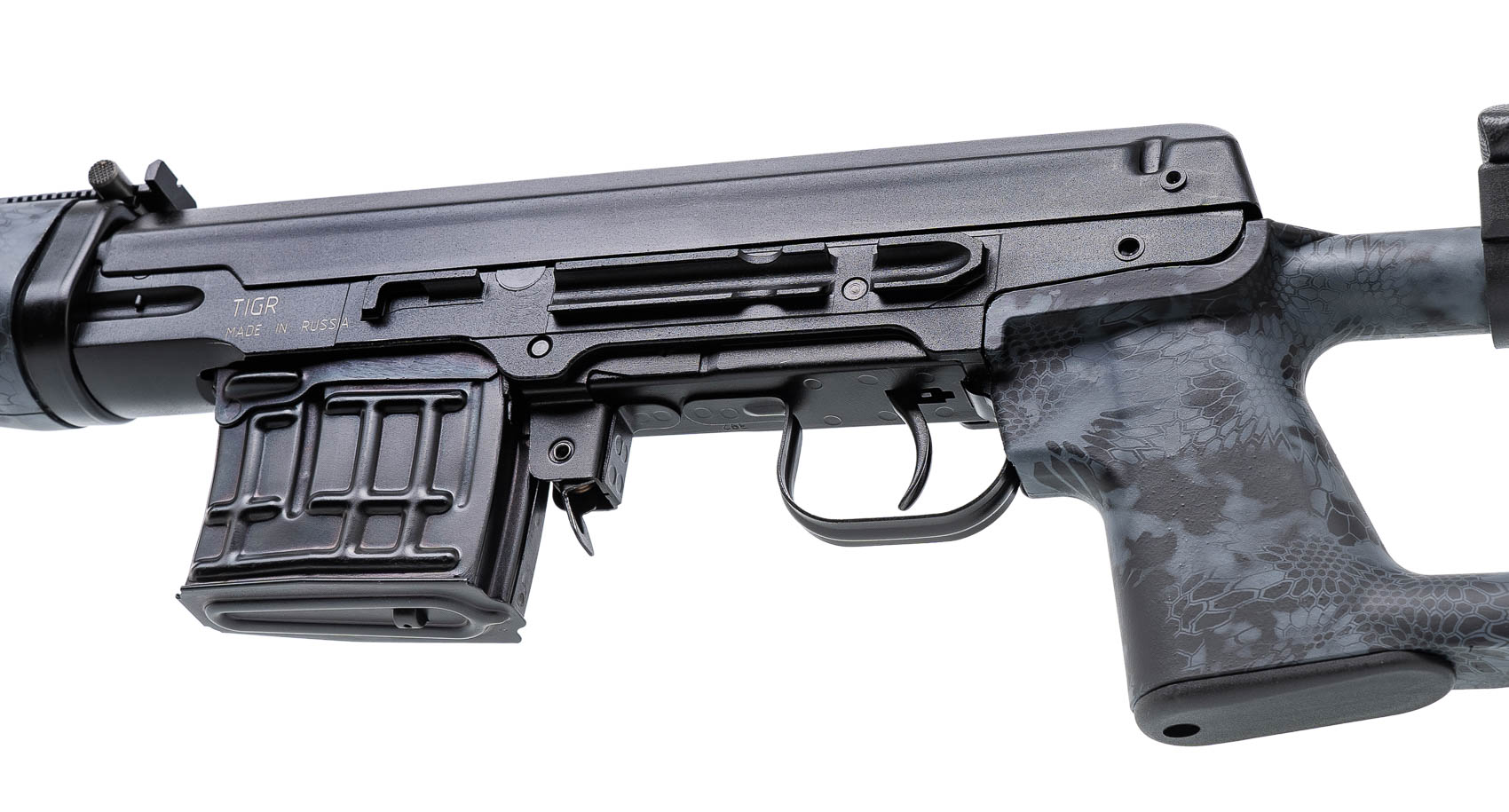Карабин Тигр исп.01 р/пщ Камуфляж Криптек черный 620мм