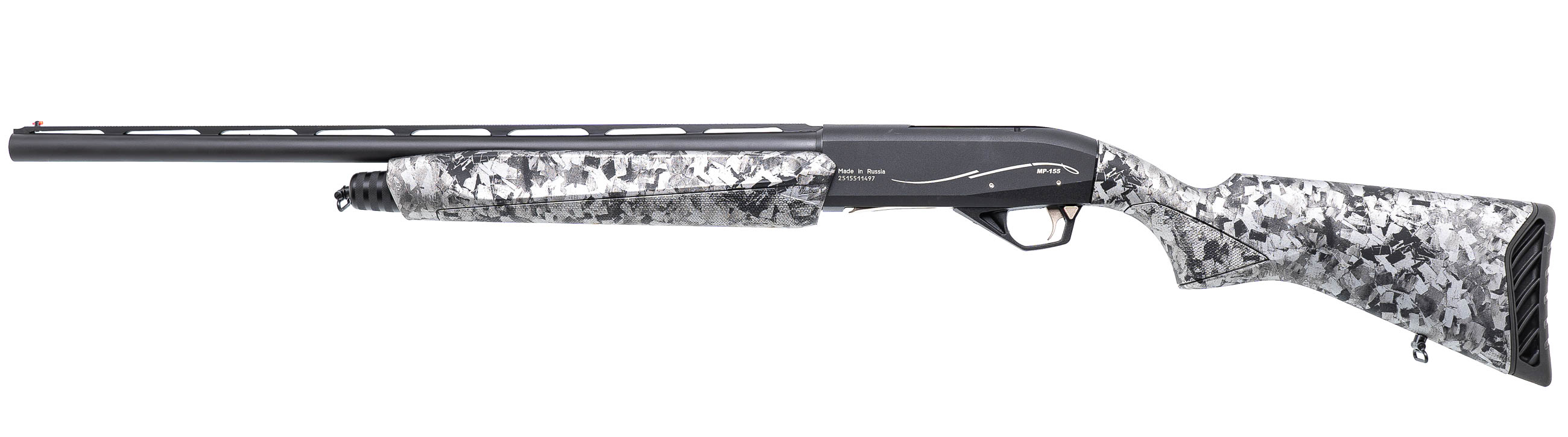 Ружье ИР Baikal МР 155 12х76 Русич плс камуфляж Карбон Soft Touch 625мм