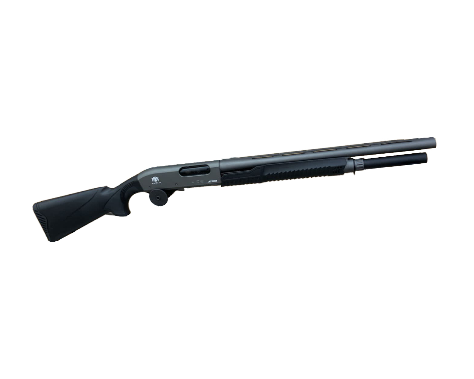 Ружье Huglu Atrox A Standart grey 2 pump Action shotgun 12x76 510мм