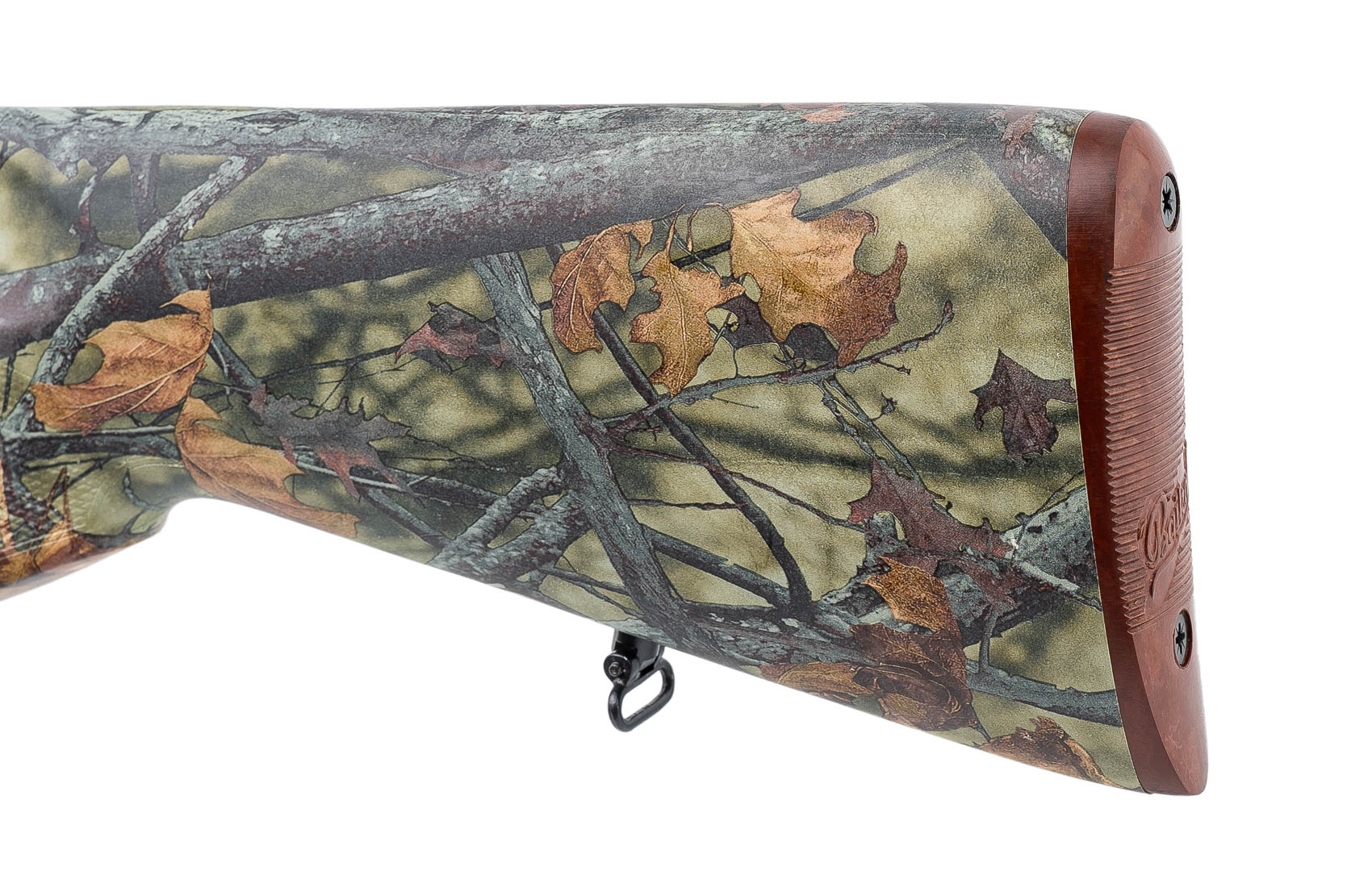 Ружье ИР Baikal МР 27М 12х76 Русич орех камуфляж Осенний лес Soft Touch 750мм