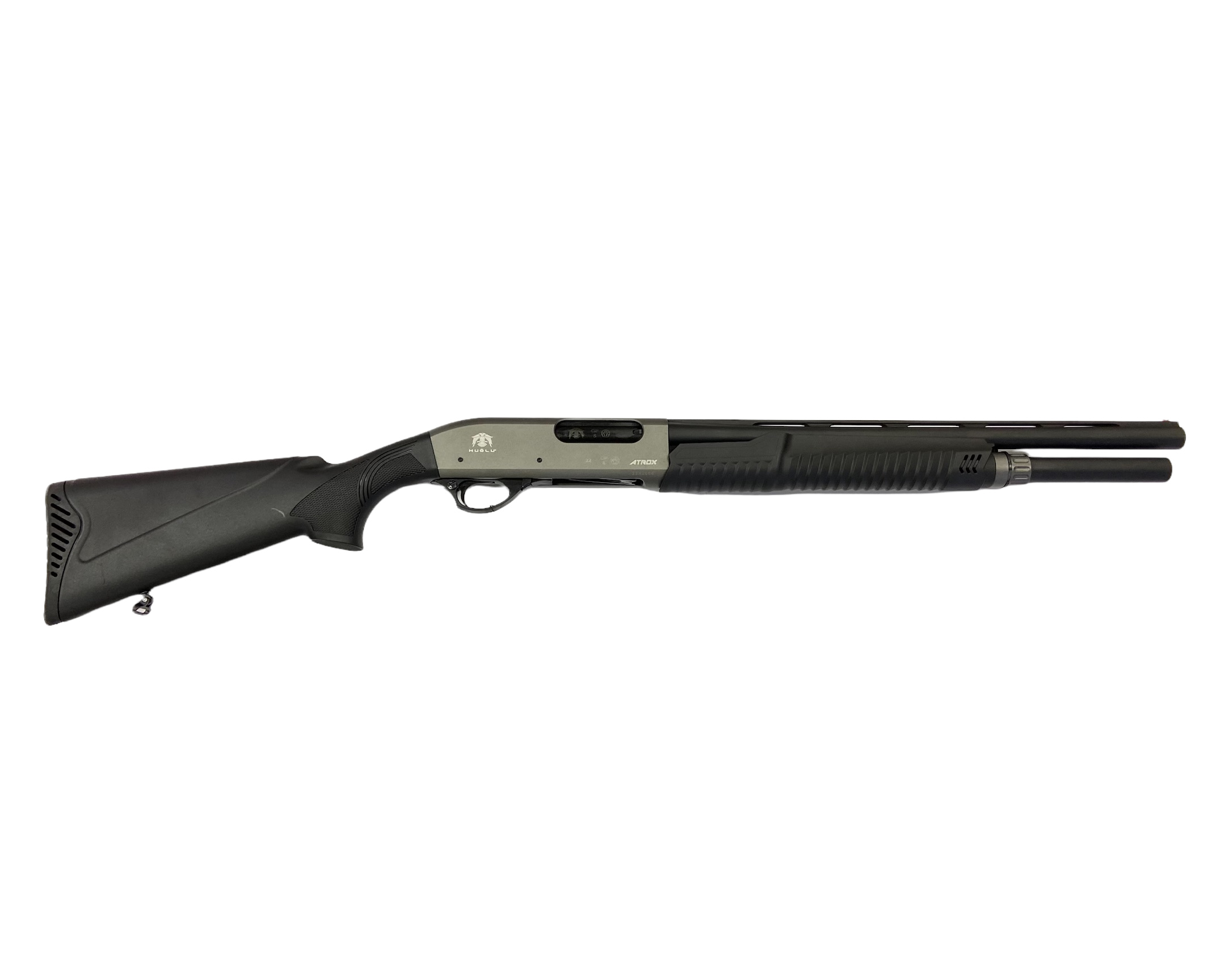 МП HUGLU ATROX STANDART GREY 1, 12х76, PUMP ACTION SHOTGUN *