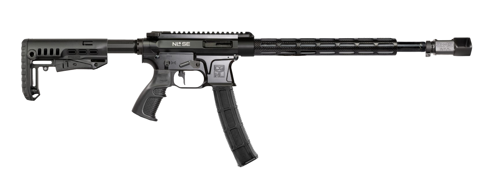 Карабин Adar 9x19 NL9SE Carbon 14'' резьба 16x1 Alfa Precision Glock Sport V2 Ca