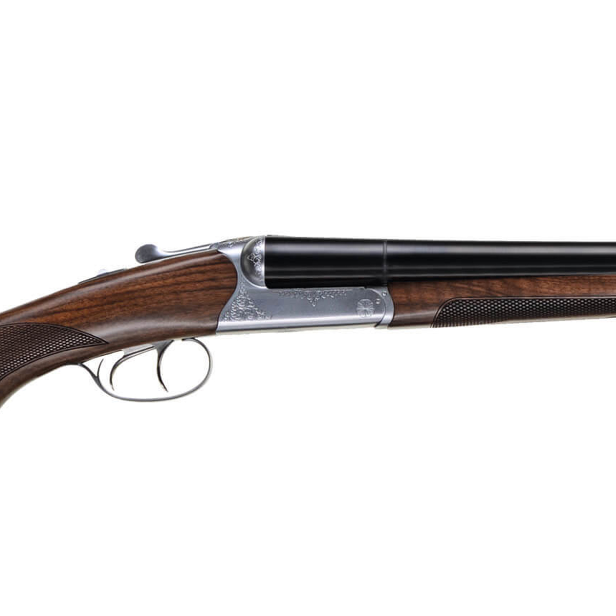 МП HUGLU 202B Silver/Black 12х76 L-760, 2С, S/S, станд.экстрактор 5СМЧ,кейс *