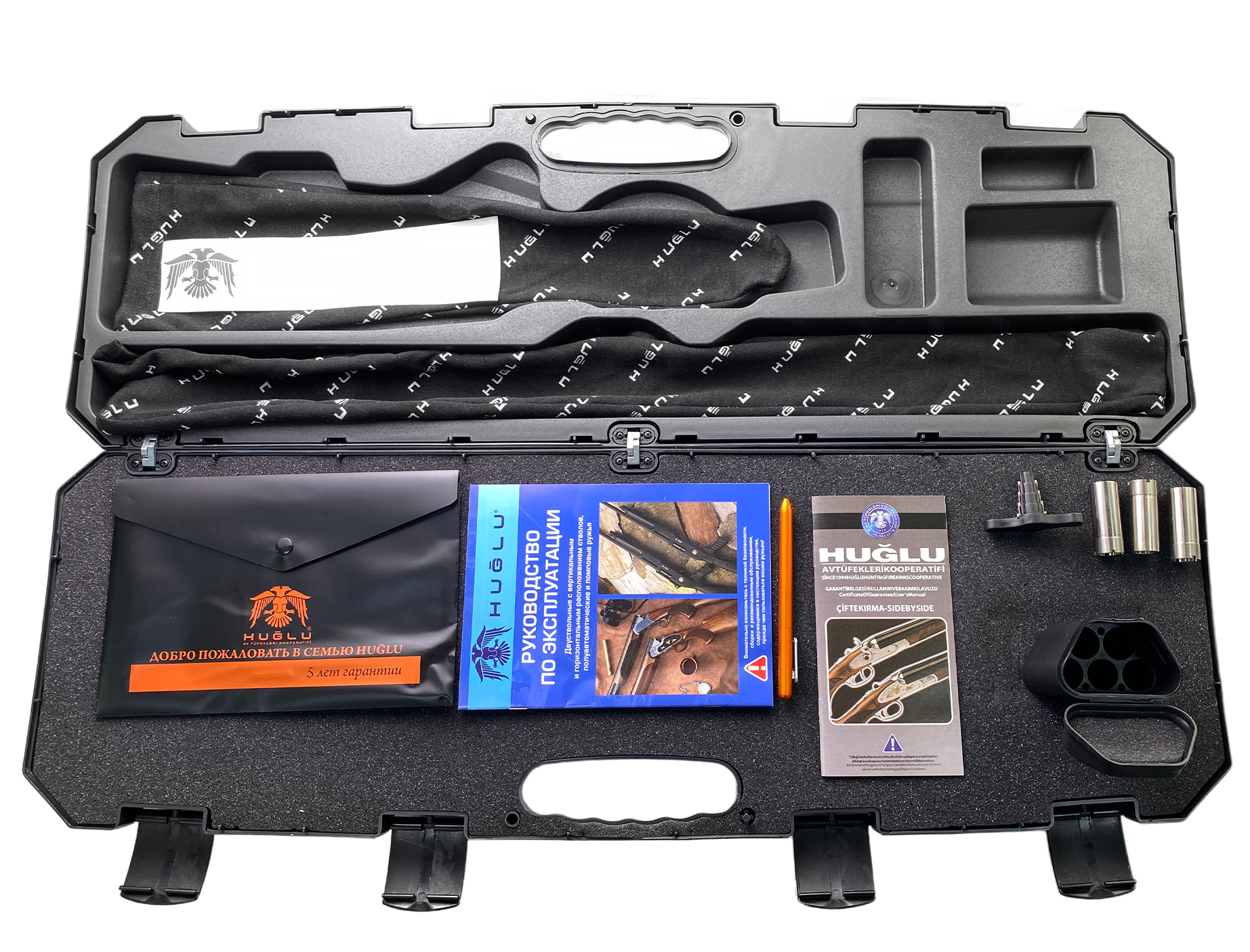 Ружье Huglu HRZ Hardened case S/S 12x76 510мм