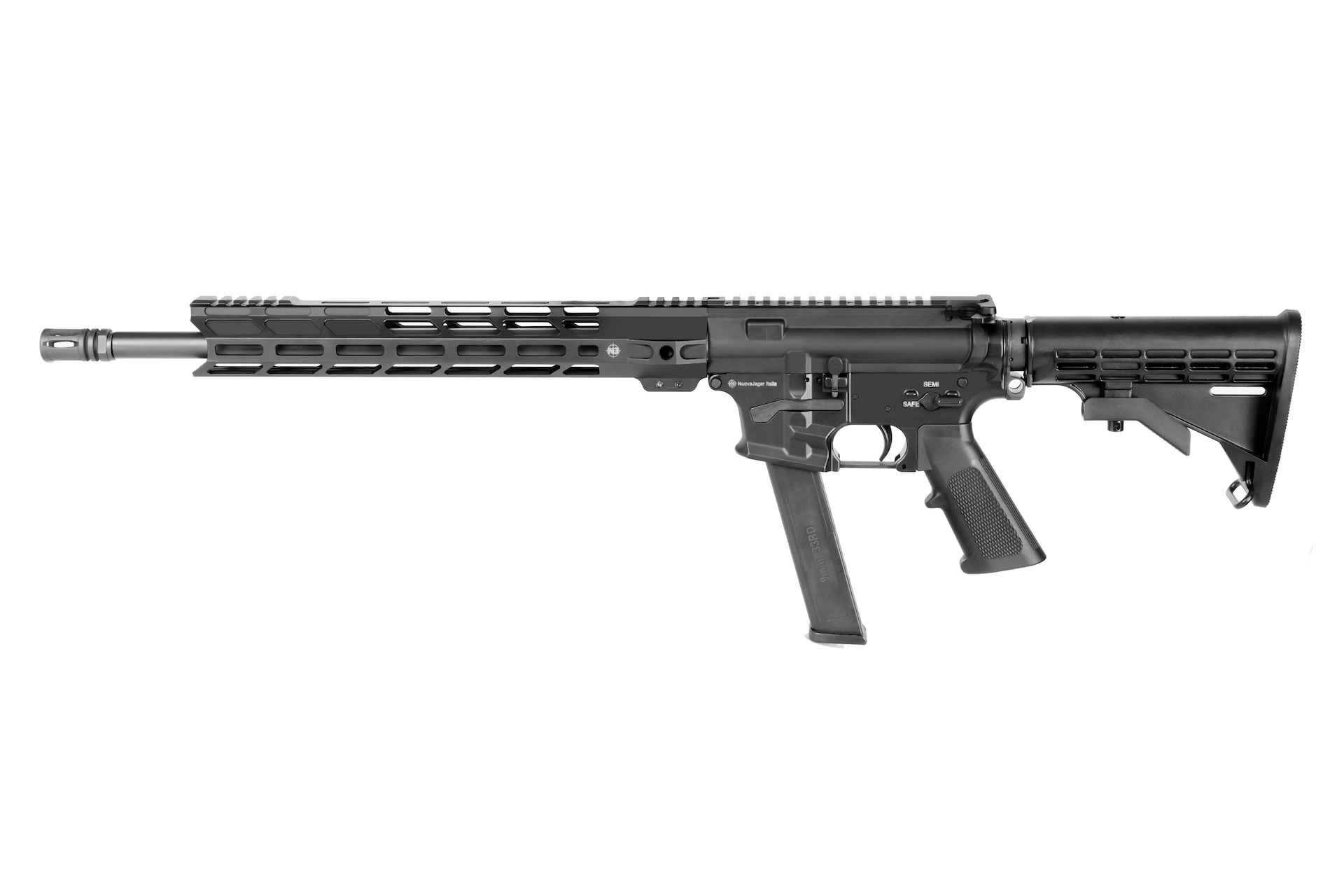 МП Карабин Nuova Jager AR15 GM 9x19 Luger самозарядный 406мм Muzzle brake