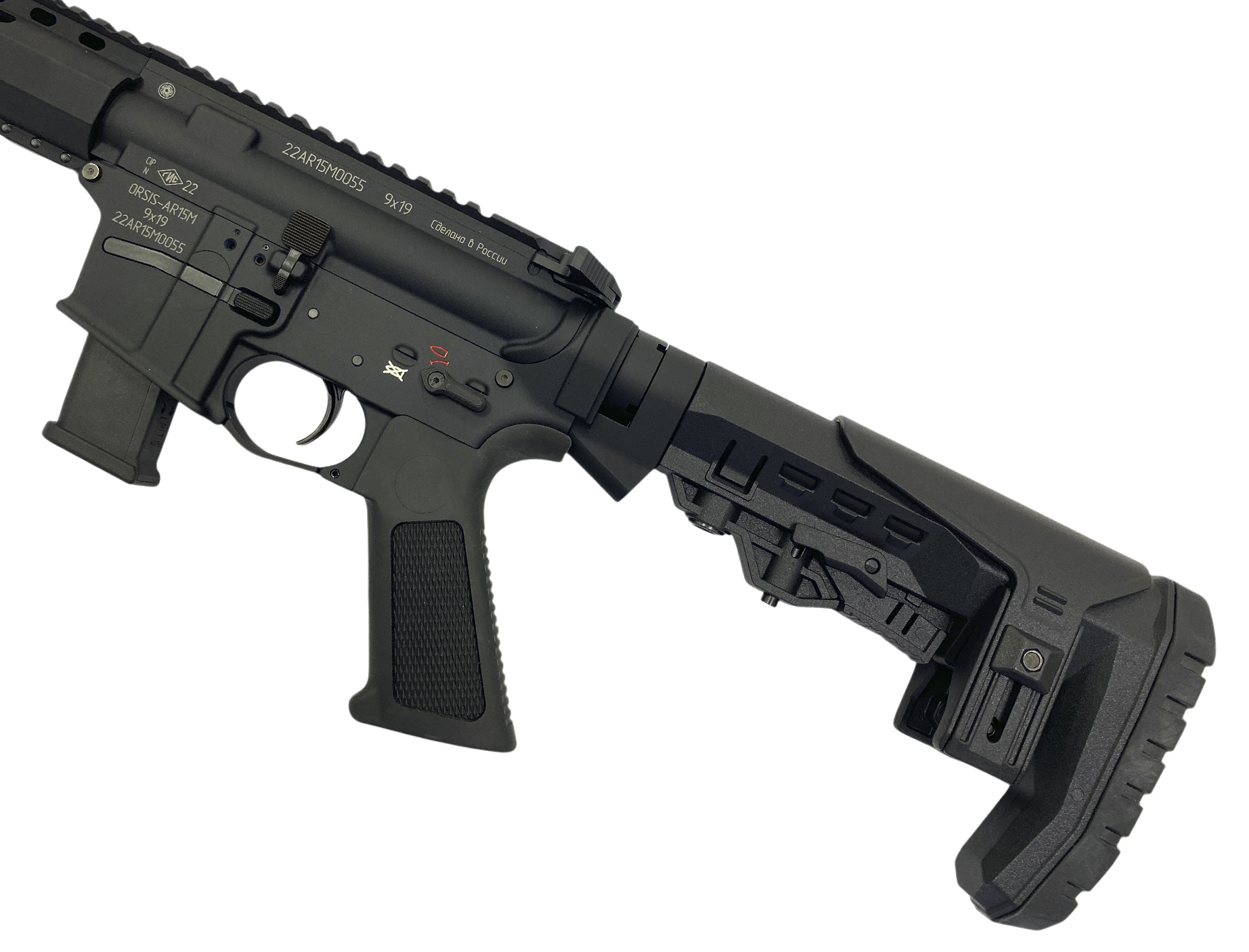 Карабин Orsis AR15M S 9х19 нерж 17,5&quot;