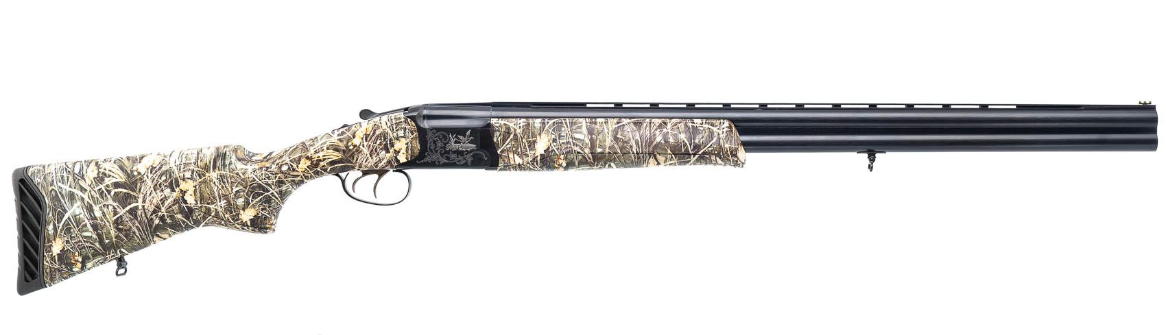Ружье ИР Baikal МР 27М 12х76 Русич орех камуфляж Камыш зеленый Soft Touch 750мм