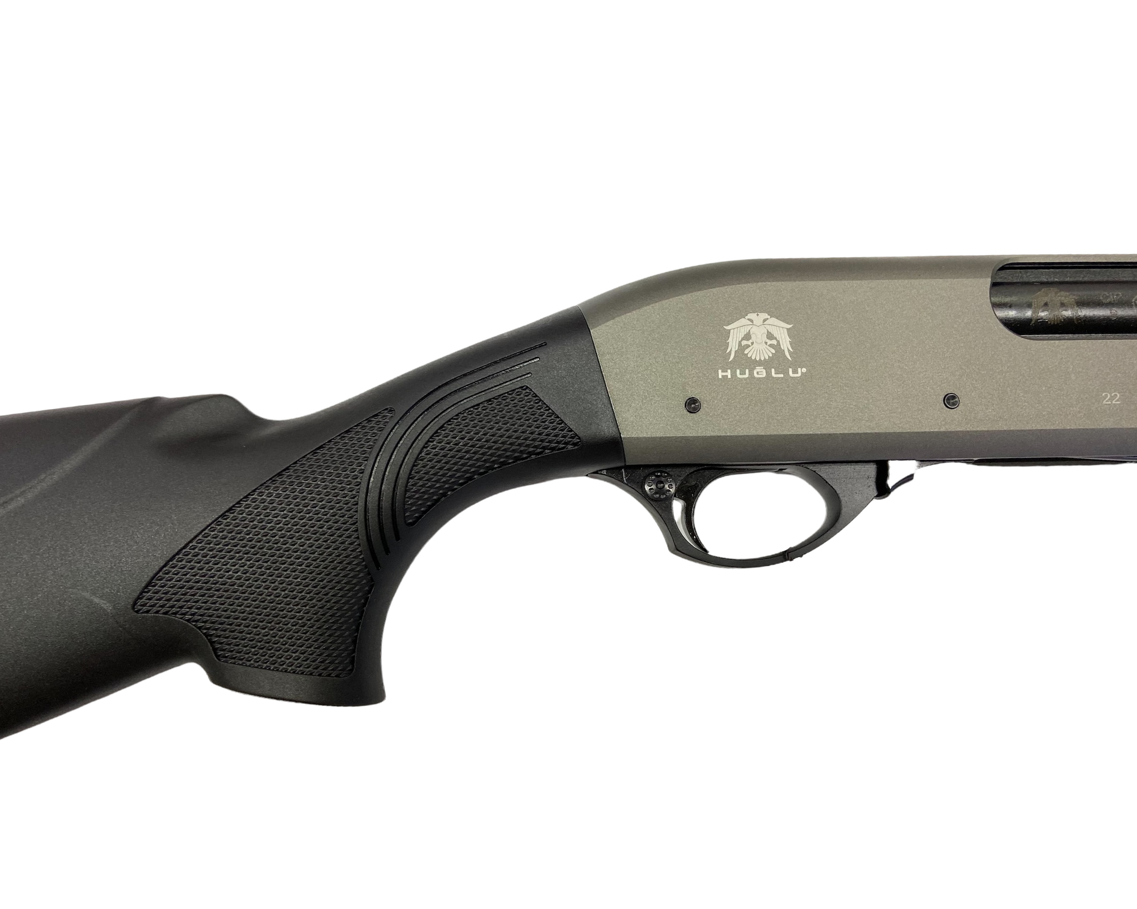 МП HUGLU ATROX STANDART GREY 1, 12х76, PUMP ACTION SHOTGUN *