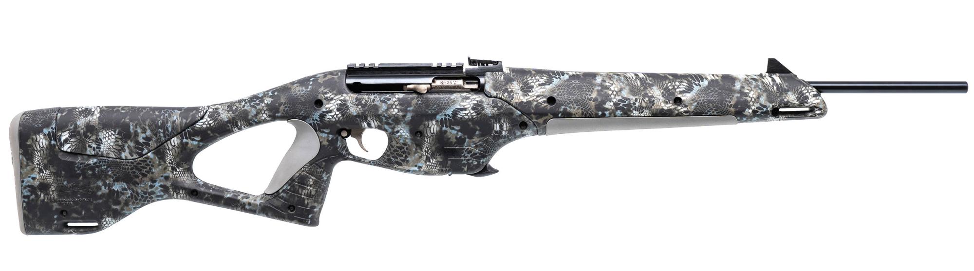 Карабин Baikal МР-161К 22LR КАМО камуфляж Криптек бело синий Soft Touch