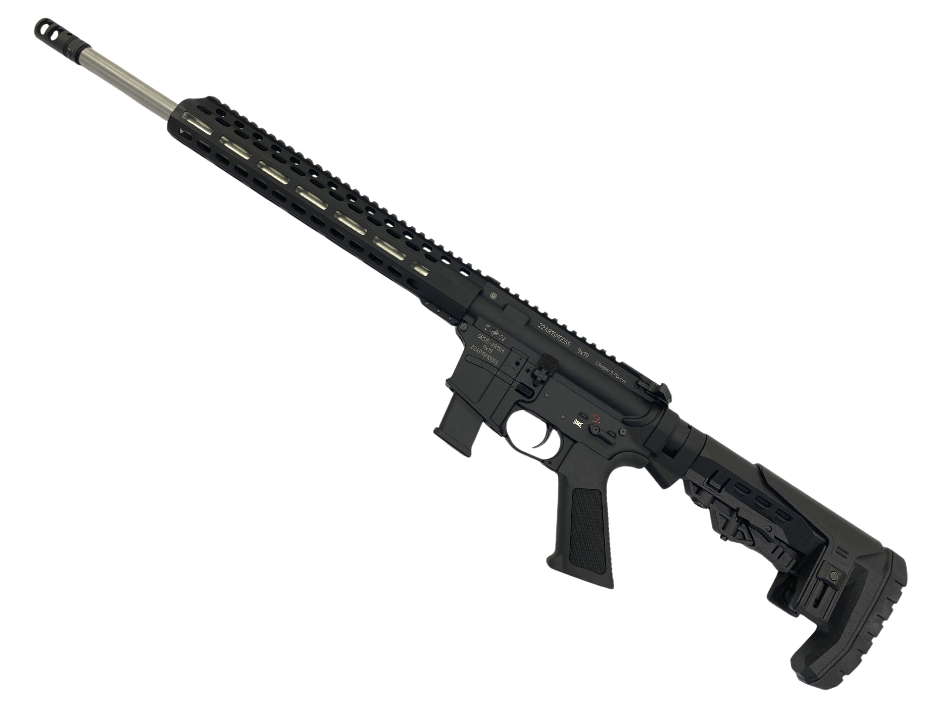 Карабин Orsis AR15M S 9х19 нерж 17,5&quot;