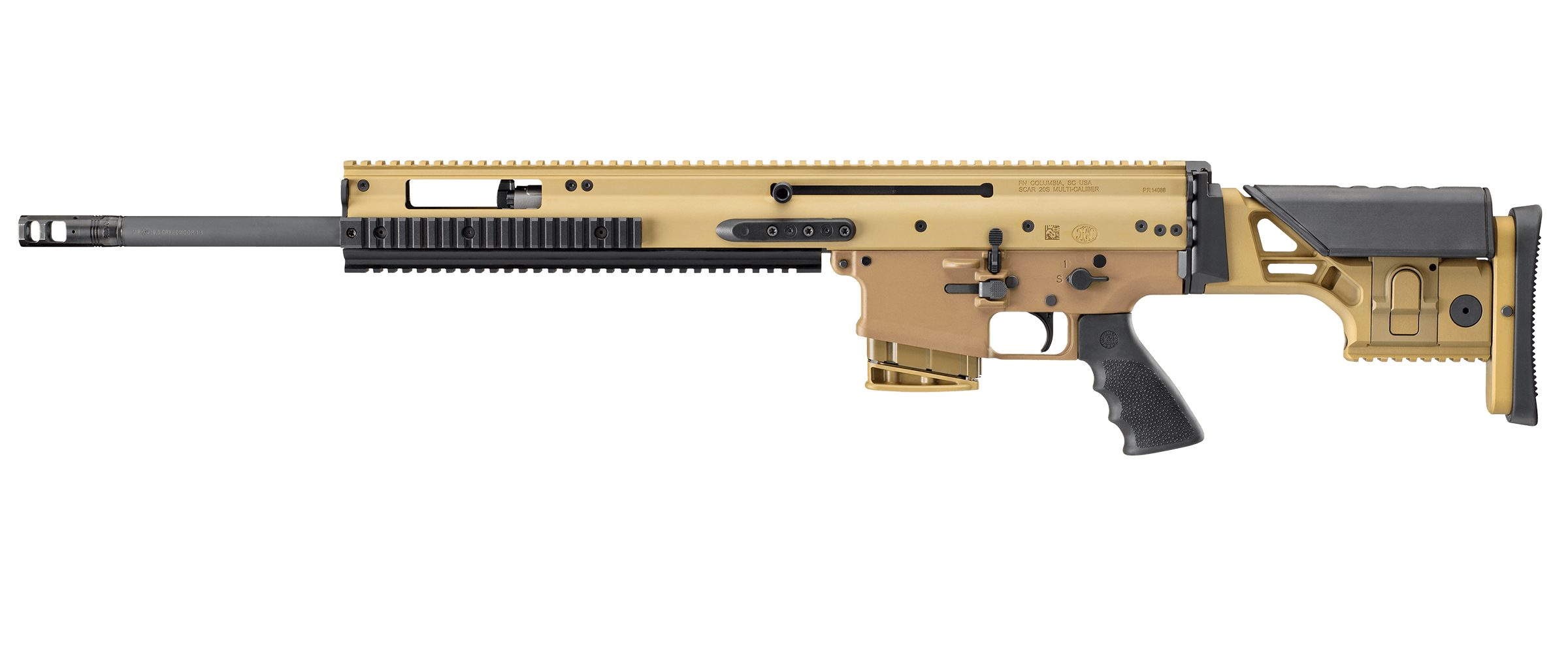 Карабин FN SCAR 6,5Creedmoor 20S NRCH FDE 508мм прицелSW X5 5-25X56 самозарядный