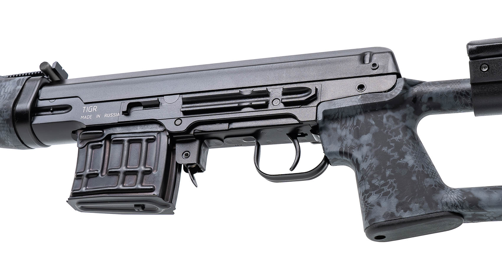 Карабин Тигр исп.01 пр/пщ пластик Камуфляж Криптек черный 530мм