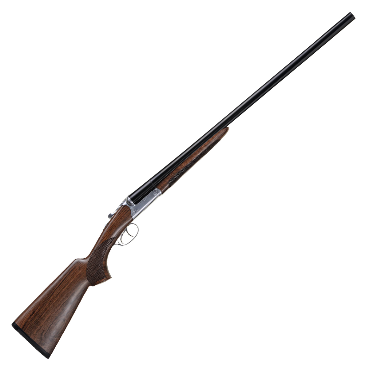 МП HUGLU 202B Silver/Black 12х76 L-760, 2С, S/S, станд.экстрактор 5СМЧ,кейс *