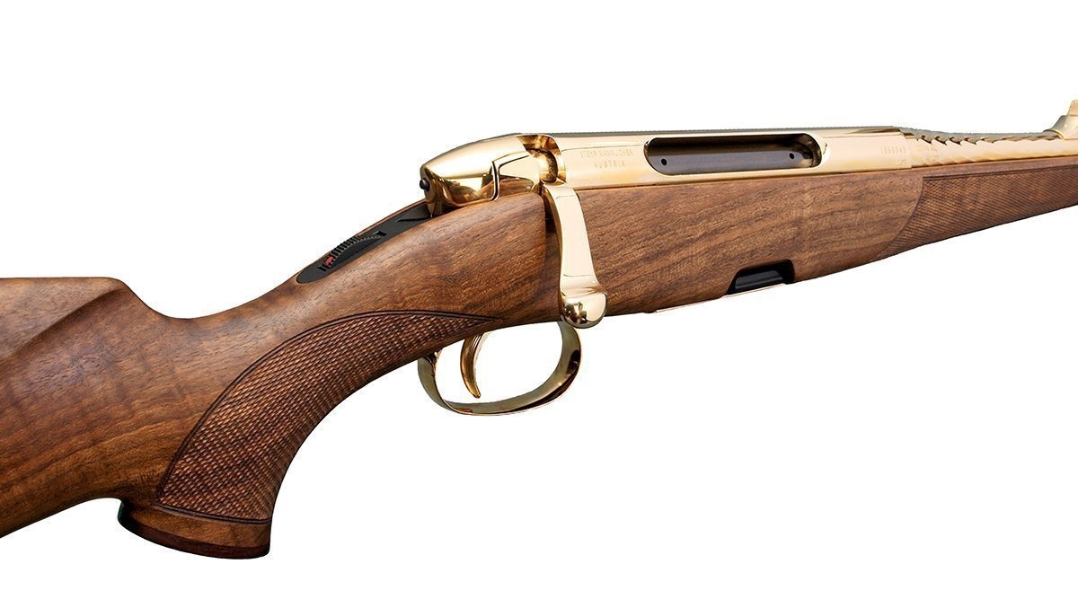 Карабин Mannlicher Classic Special Engraving Gold, кал. .300Win.Mag.+кофр 