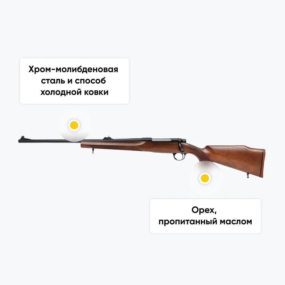 МП Карабин Sabatti ROVER 870 Left Hand  дерево кал. 308 Win