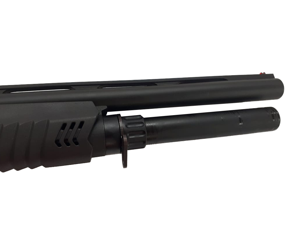 МП HUGLU ATROX А STANDART II TELESCOPIC PUMP SYNTHETIC 7+1, МУШКА 12х76,  510мм,