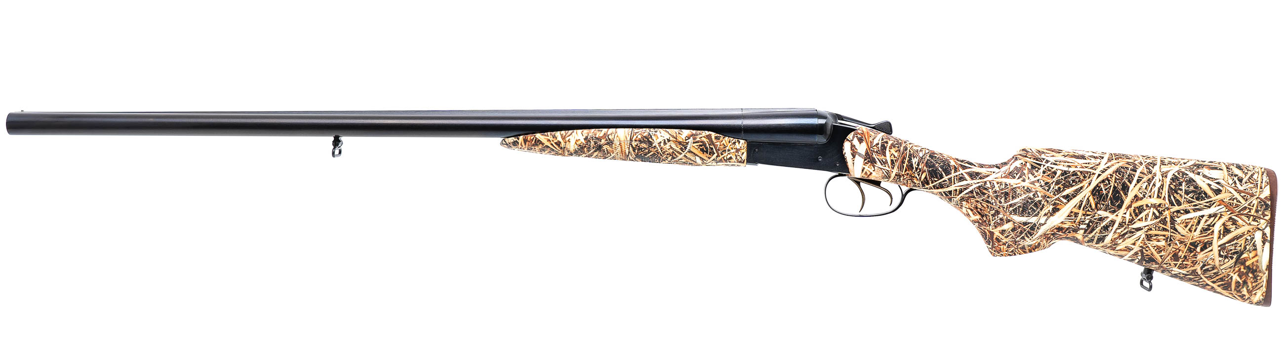 Ружье Baikal МР-43Е 12x70 Русич орех камуфляж Камыш желтый Soft Touch кейс 725мм