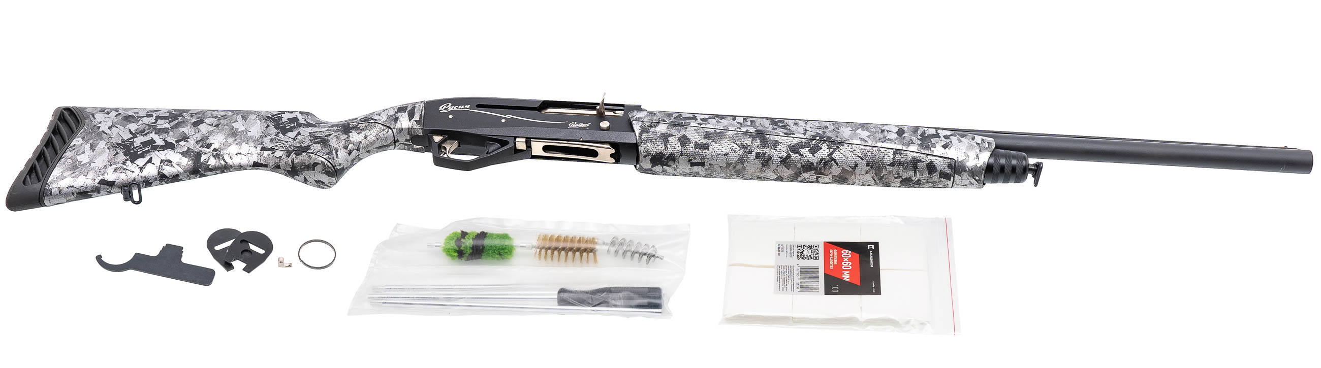Ружье ИР Baikal МР 155 12х76 Русич плс камуфляж Карбон Soft Touch 625мм