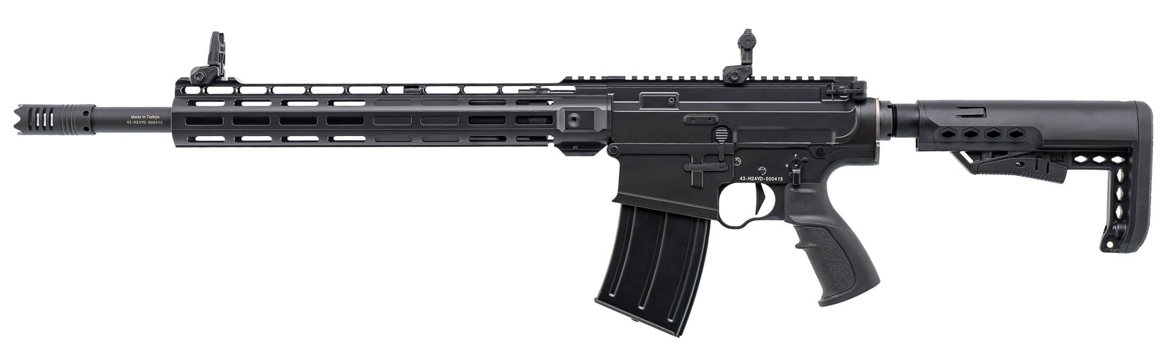 МП HUGLU XR 8 Black Tactical Semi 12/76 mobile choke&muzzle break, маг. 5 и10-за