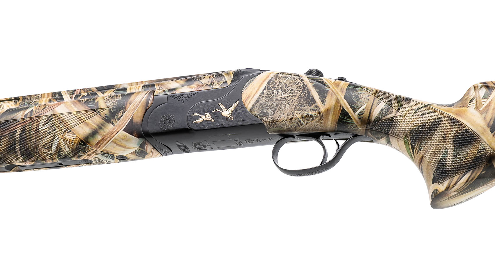 HUGLU 103CE CAMO MOSSY OAK cal. 12x76, 710мм, О/U, 1С, эжектор, 5 см.ч., кейс