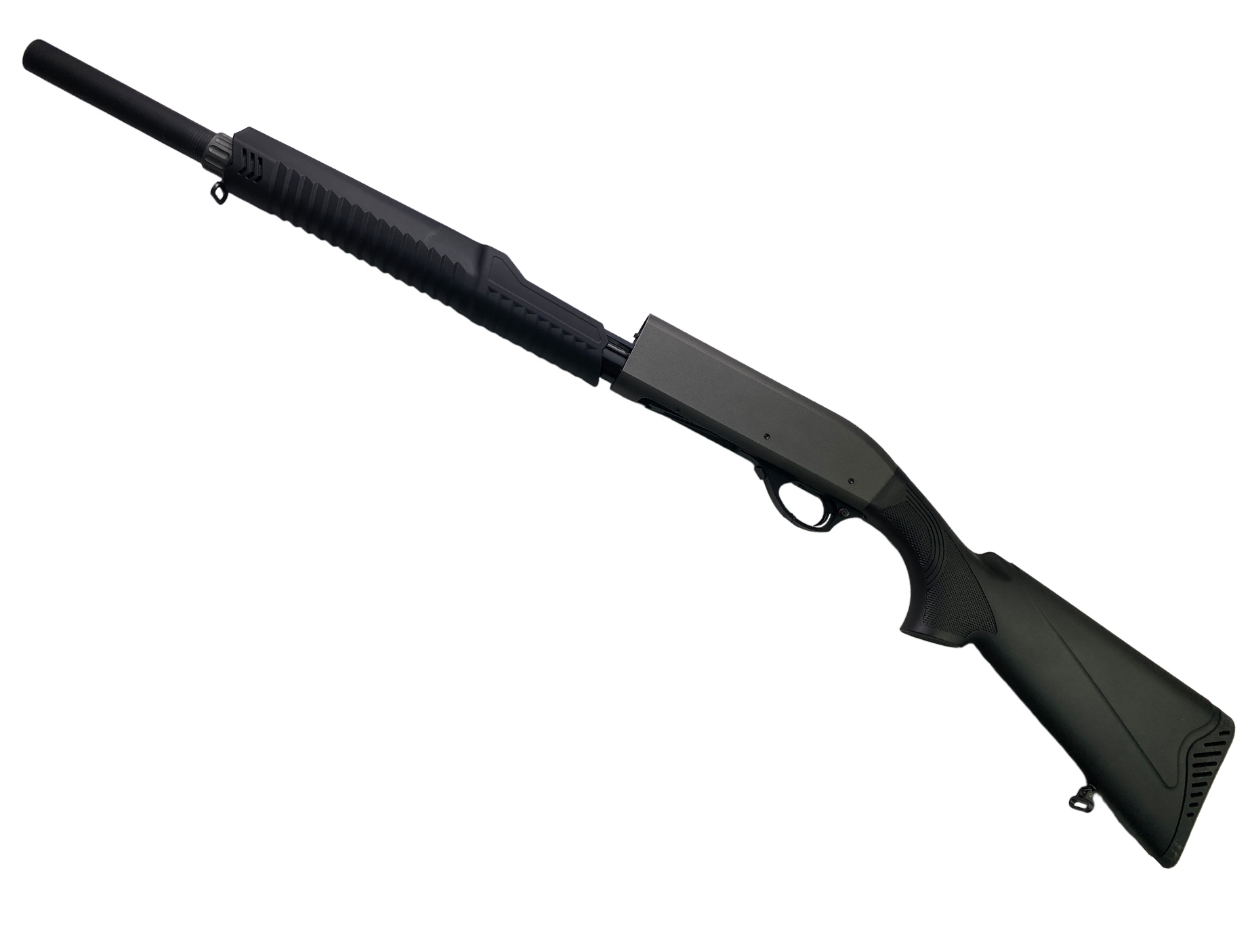 Ружье Huglu Atrox A Standart grey 2 pump Action shotgun 12x76 510мм