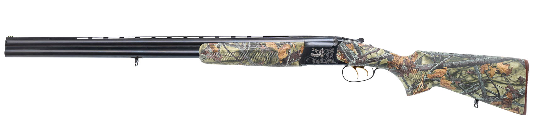 Ружье ИР Baikal МР 27ЕМ 12х76 Русич орех камуфляж Осенний лес Soft Touch 725мм