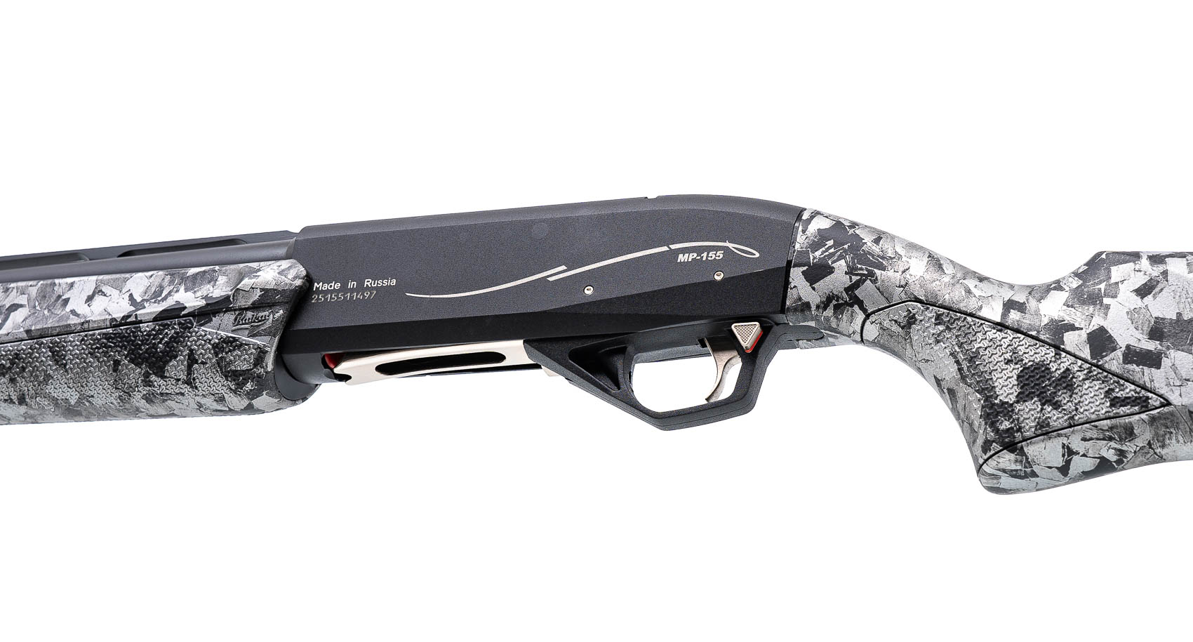 Ружье ИР Baikal МР 155 12х76 Русич плс камуфляж Карбон Soft Touch 625мм