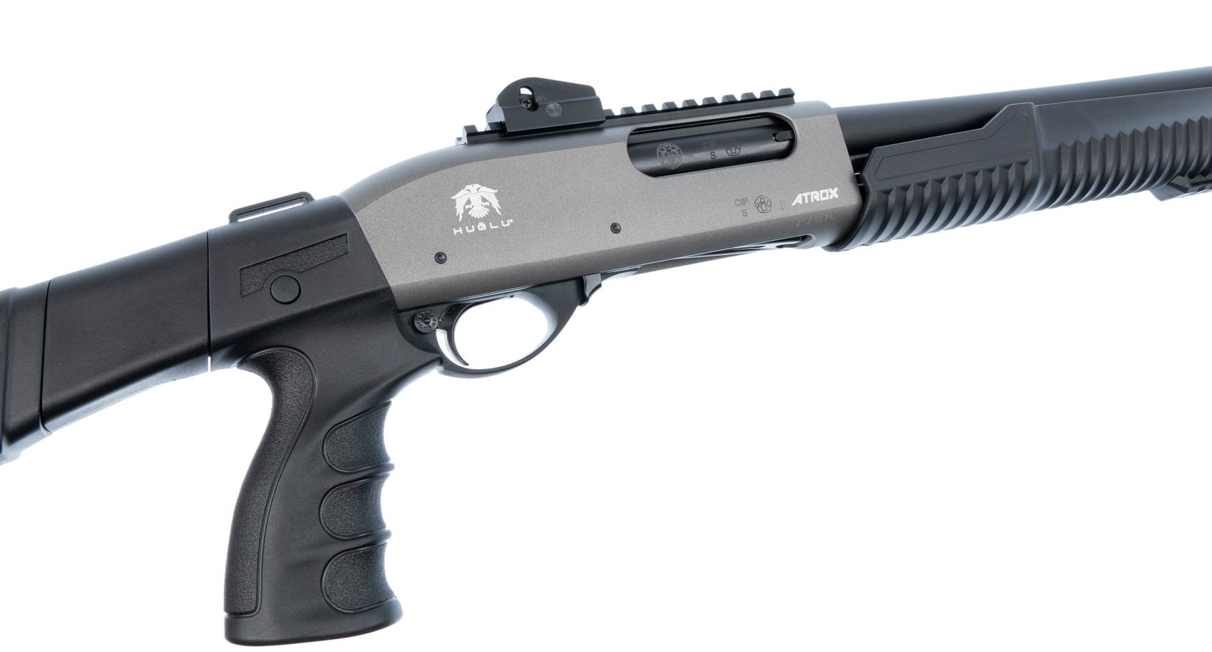 МП Ружье Huglu Atrox Tactic grey 1 pump action 12x76 510мм
