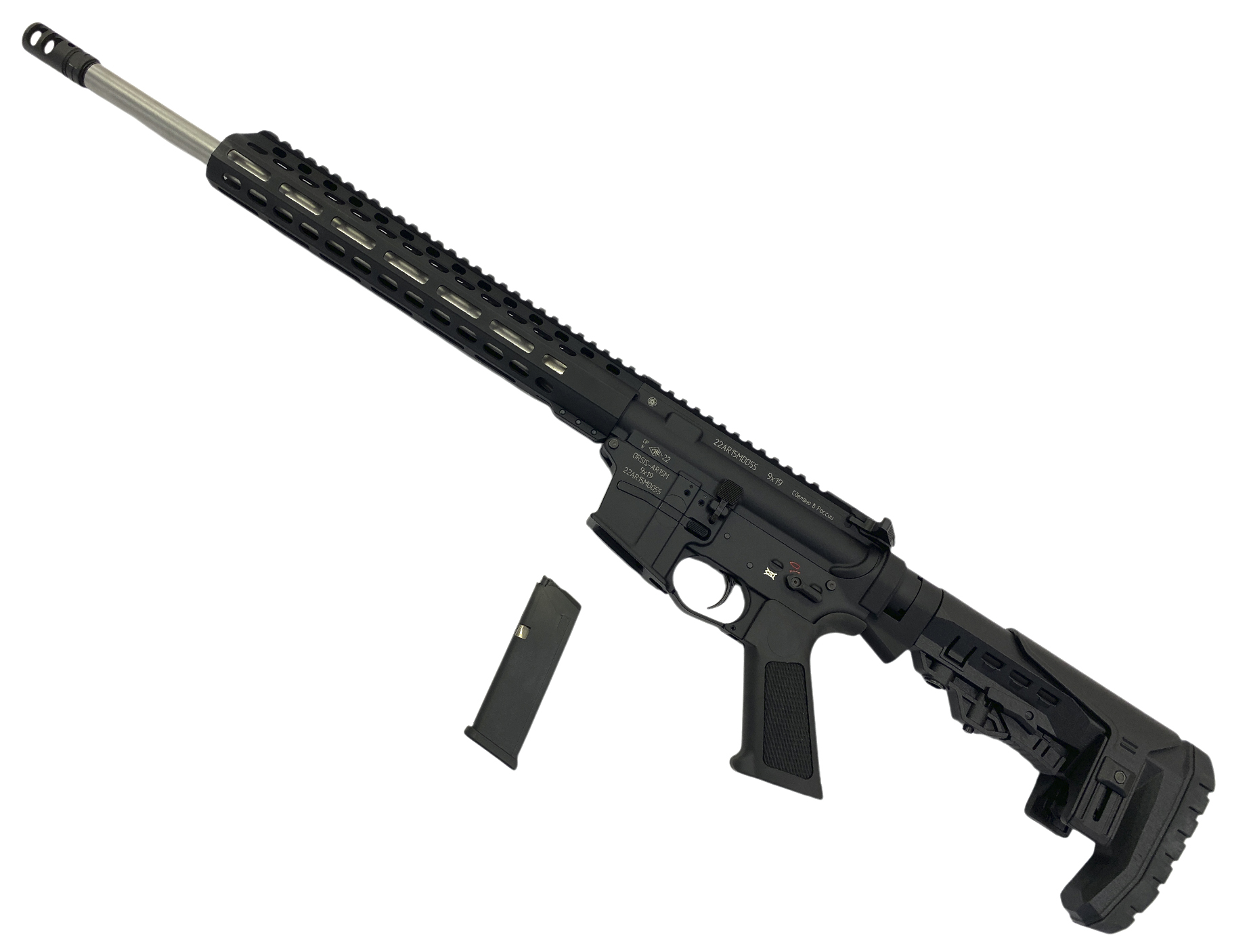 Карабин Orsis AR15M S 9х19 нерж 17,5&quot;