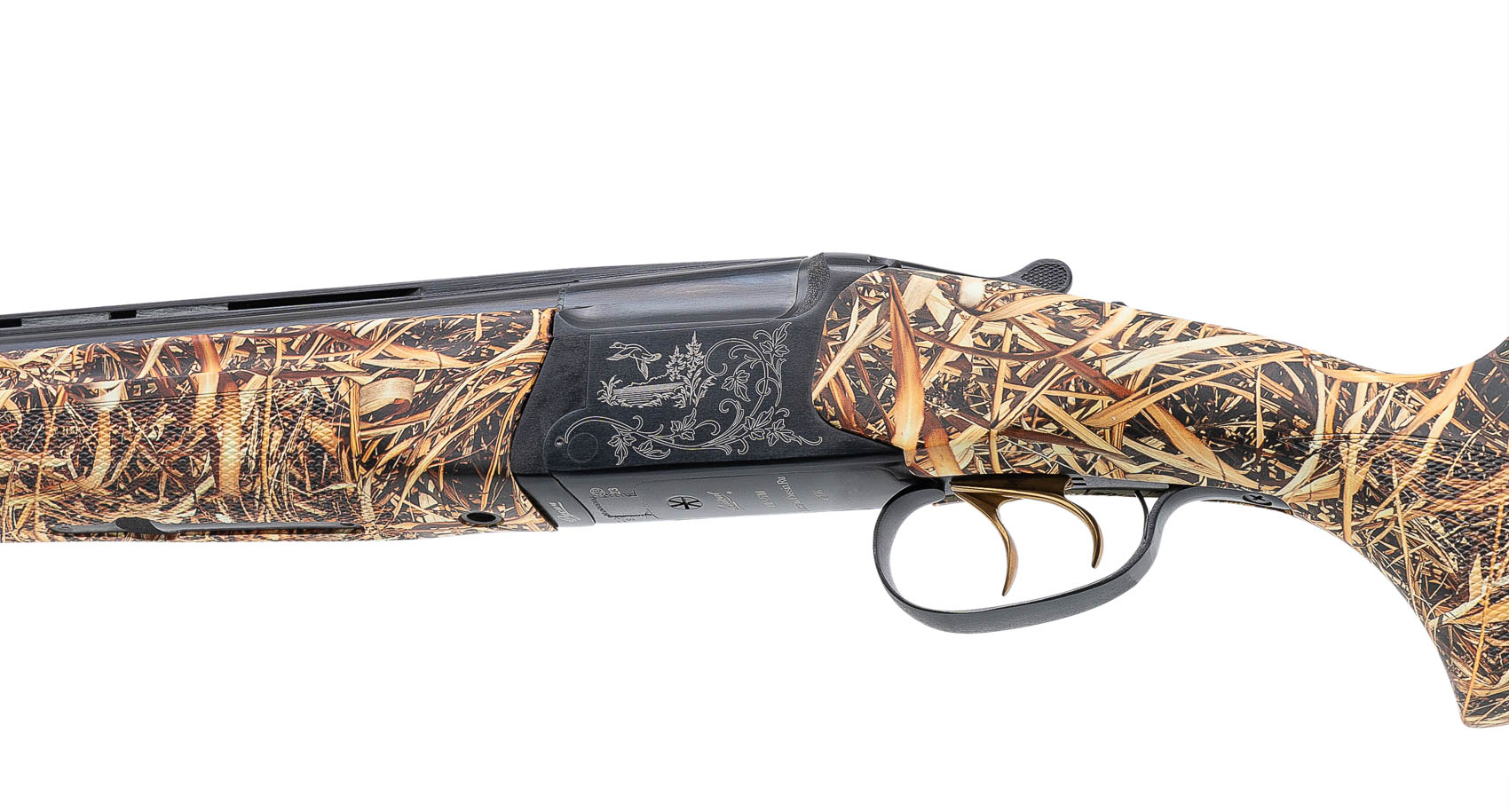 Ружье ИР Baikal МР 27М 12х76 Русич орех камуфляж Камыш желтый Soft Touch 750мм