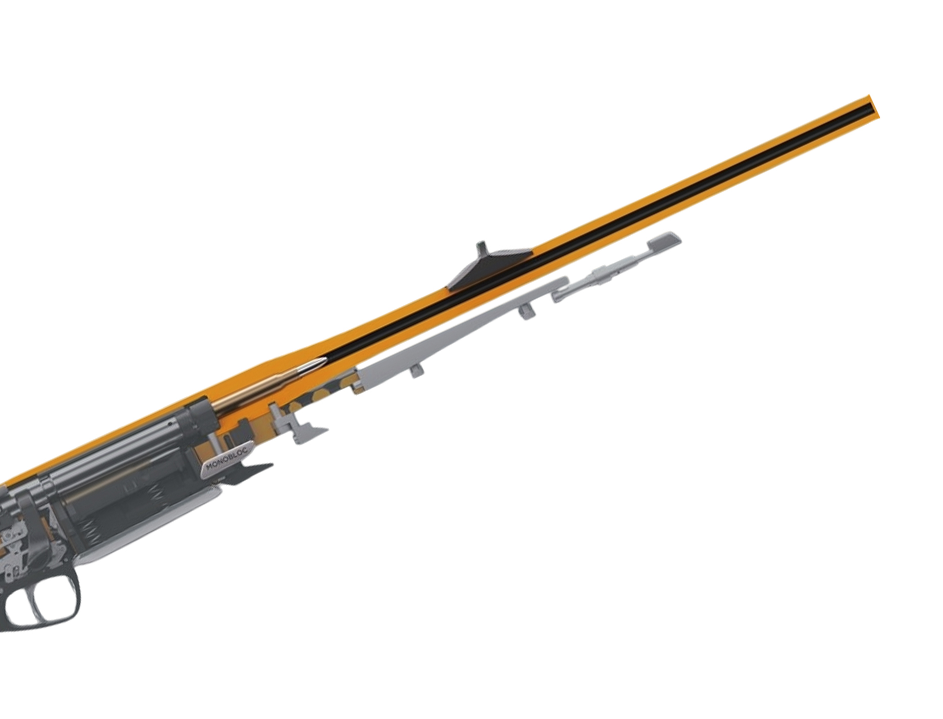 Карабин Steyr Arms Monobloc Black Mannox, кал. .308 Win.+ц/м+компенсатор+кофр